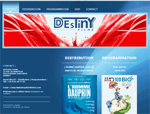 Tablet Screenshot of destinydistribution.com